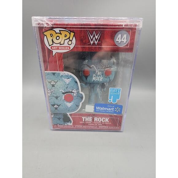 Funko Pop! WWE Wrestling Art Series - THE ROCK #44 - Walmart Exclusive READ - Picture 10 of 10